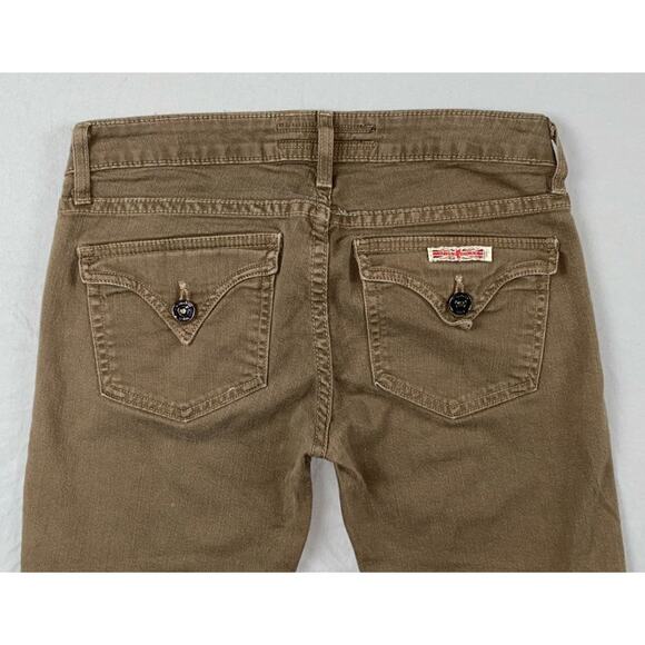 Hudson Vintage USA Made Stretch Denim Cargo Jeans. Washed Olive, Women's 25. GUC - Picture 9 of 9